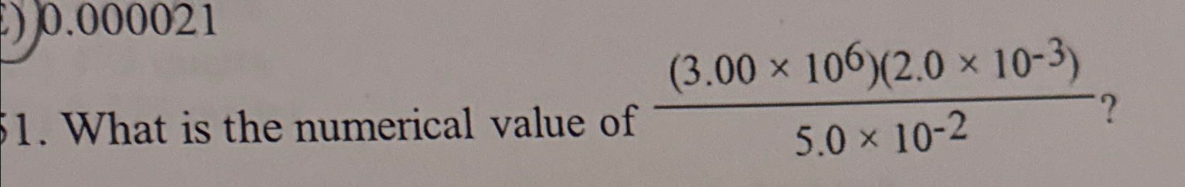 Solved What is the numerical value of | Chegg.com