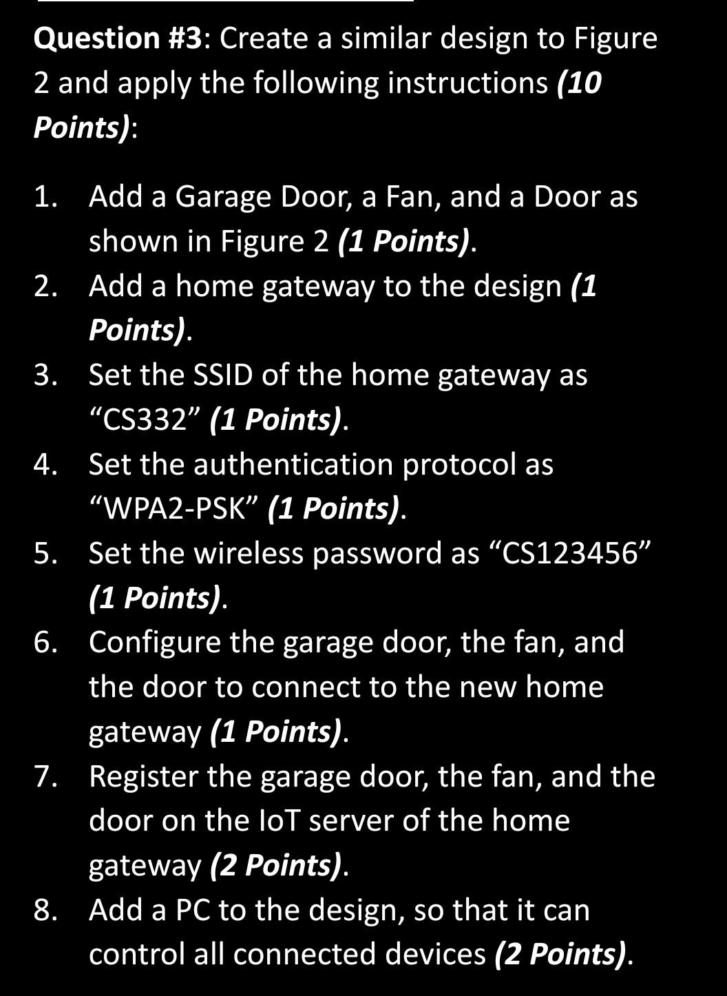Solved Question #3: Create a similar design to Figure 2 and | Chegg.com