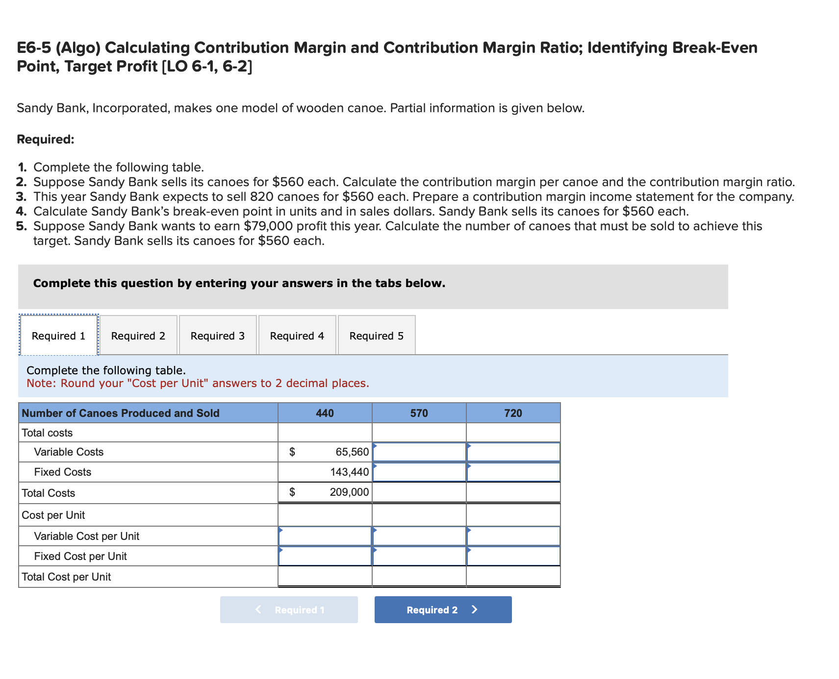 Solved by an EXPERT E6-5 (Algo) ﻿Calculating Contribution Margin and ...