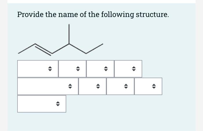 Solved Provide The Name Of The Following Structure. A | Chegg.com