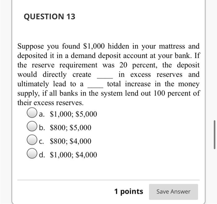 Demand deposit account examples