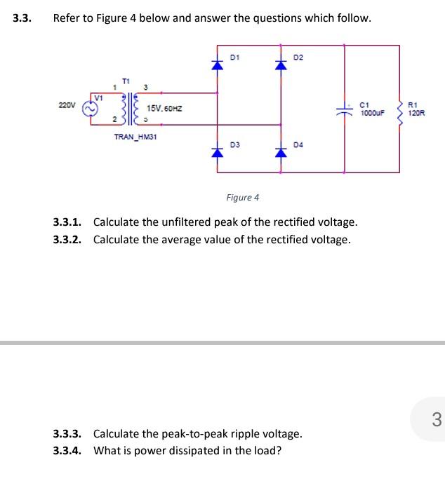 Solved 3.3. Refer to Figure 4 below and answer the questions | Chegg.com