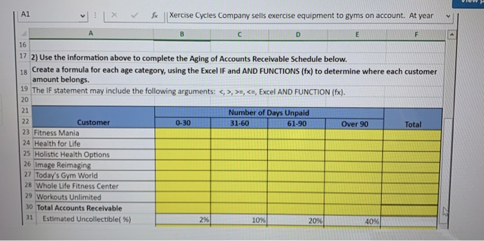 Solved 1 Xercise Cycles Company Sells Exercise Equipment To Chegg