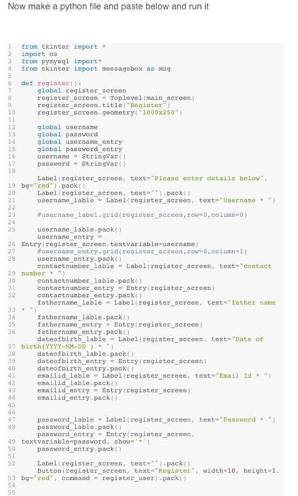 Solved I want something easy, just run Python code and then | Chegg.com