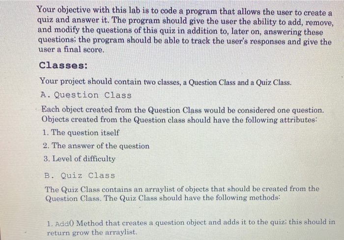 Solved Your objective with this lab is to code a program | Chegg.com