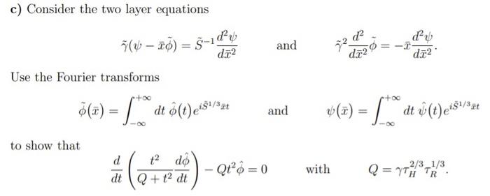 C Consider The Two Layer Equations F 7 7o ŝ Chegg Com