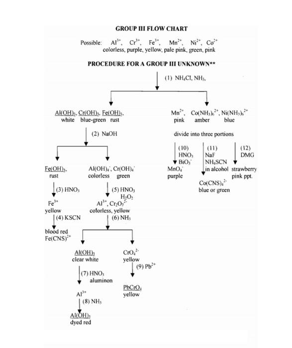 Solved Using the flow chart, what would the net ionic | Chegg.com