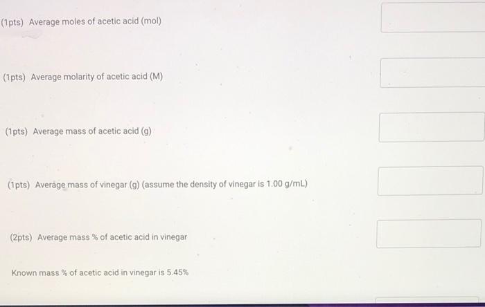 Solved Table 2. Titration data Trial 1 Trial 2 Trial 3 1.34 | Chegg.com