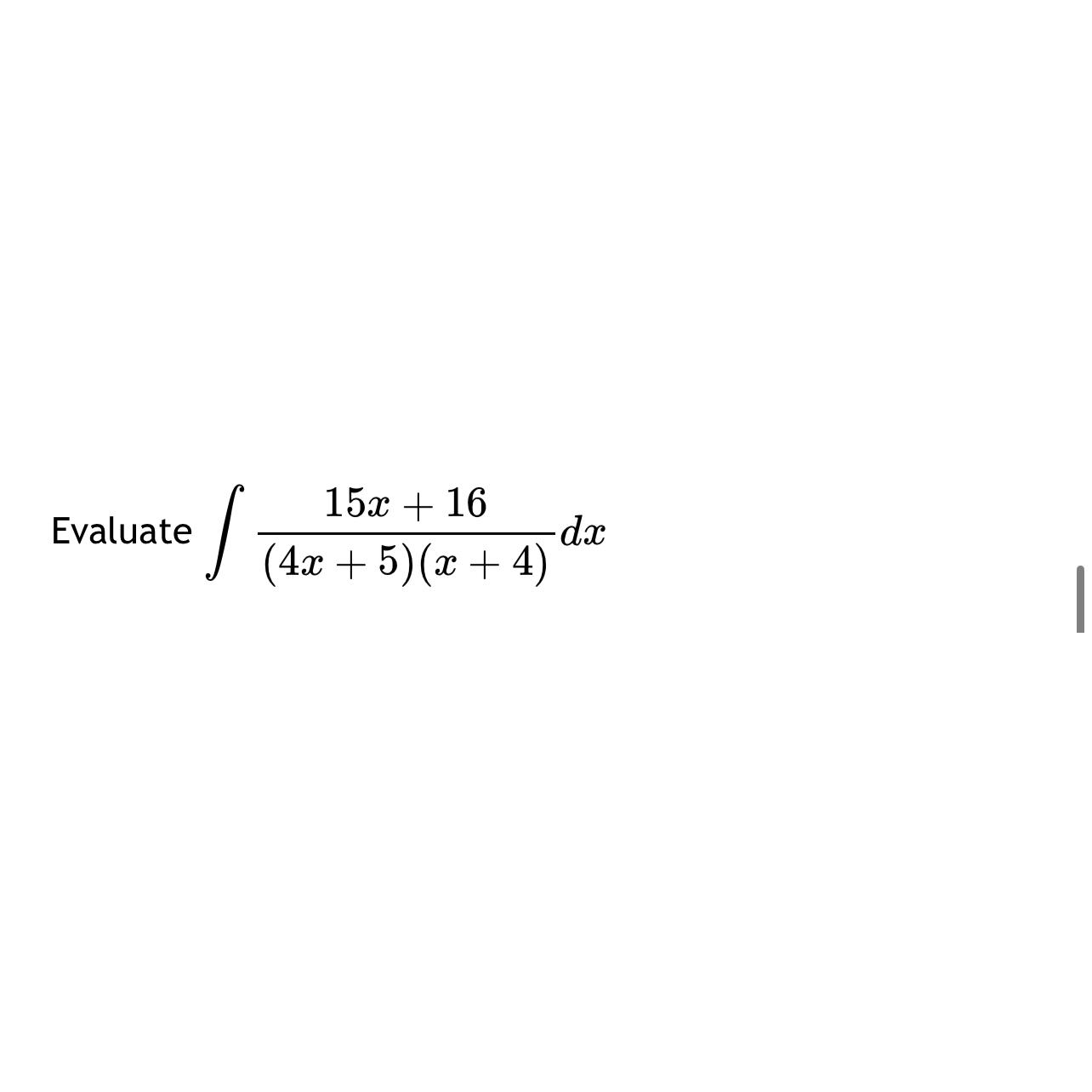 solved-evaluate-15x-16-4x-5-x-4-dx-chegg