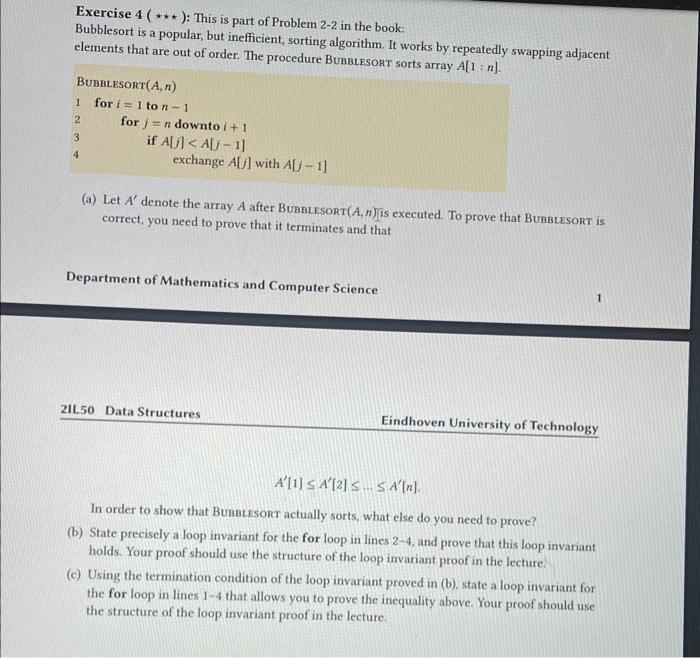 Solved Exercise 4(⋆⋆⋆) : This Is Part Of Problem 2−2 In The | Chegg.com