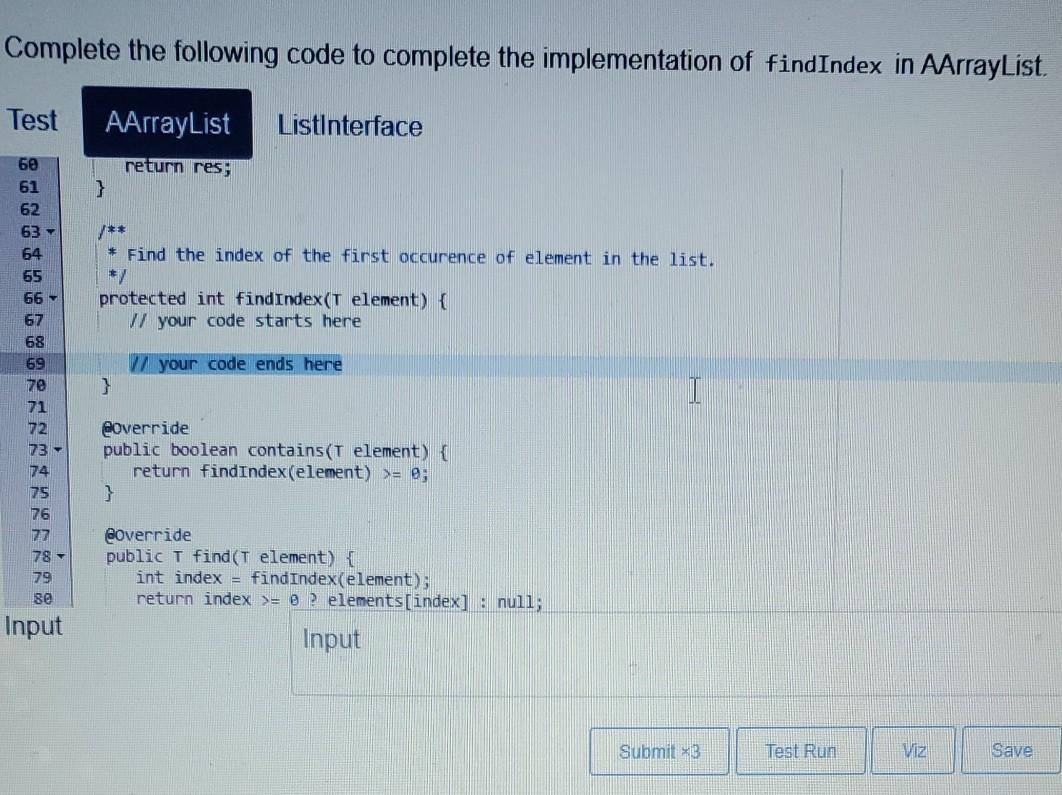 Solved Complete the following code to complete the | Chegg.com