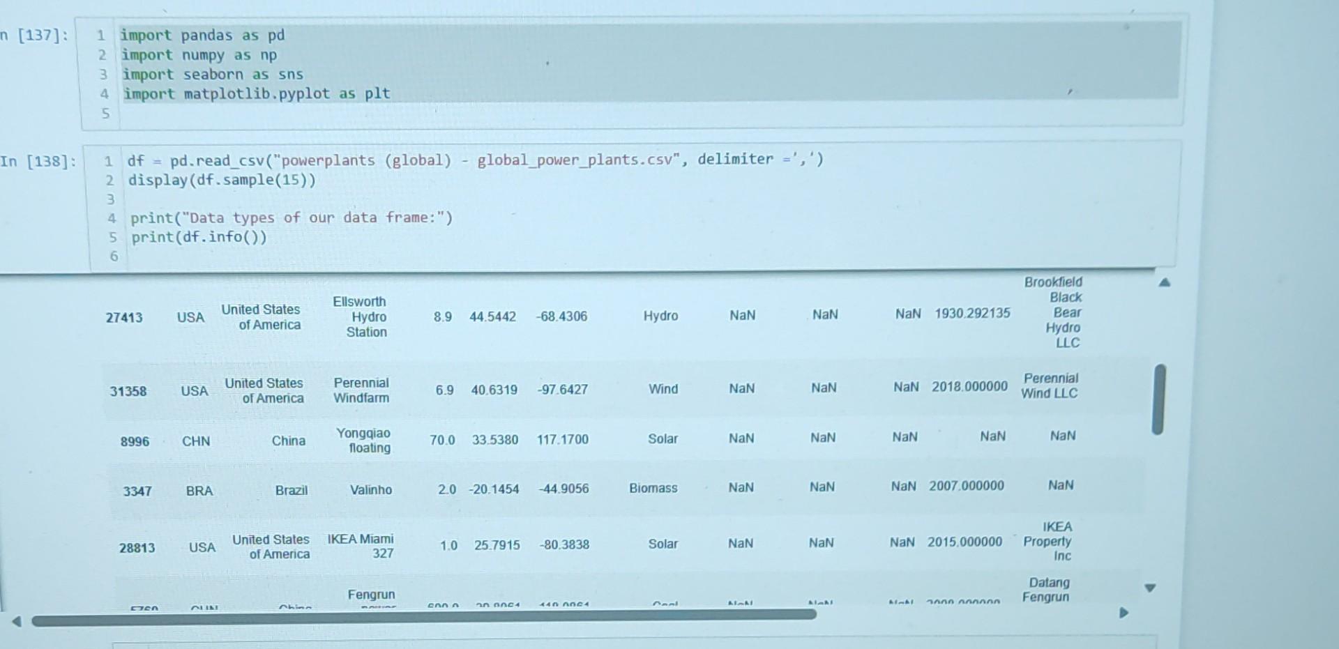 Solved dropped_columns =[ 'secondary fuel', 'other_fuel 12