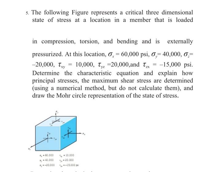 Solved 5. The following Figure represents a critical three | Chegg.com