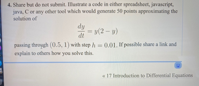 Solved 4. Share but do not submit. Illustrate a code in | Chegg.com