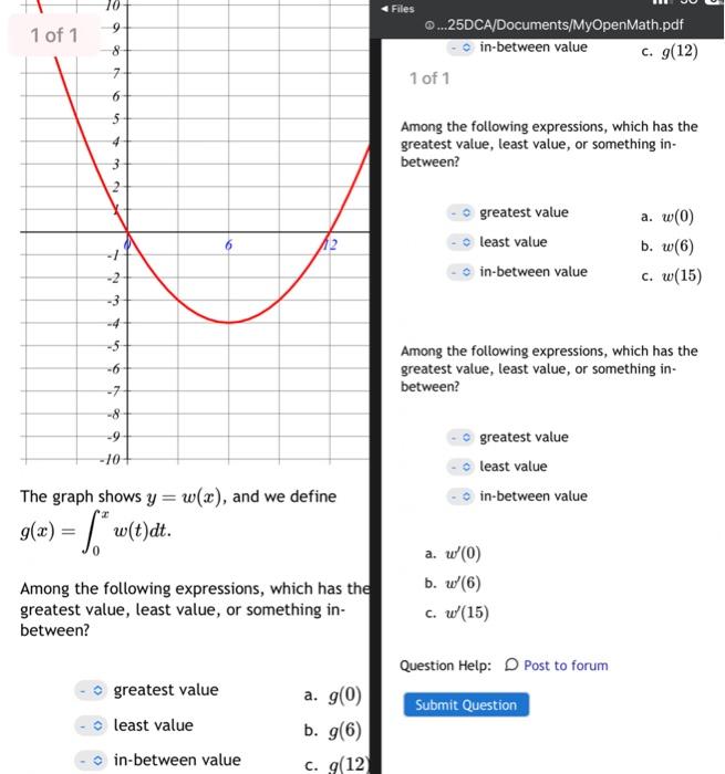 which of the following represents the greatest value