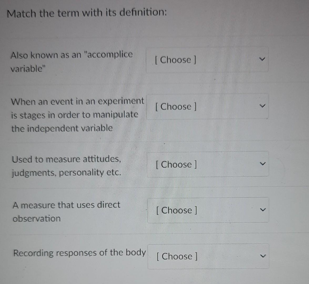 Solved Match the term with its definition: Also known as an | Chegg.com
