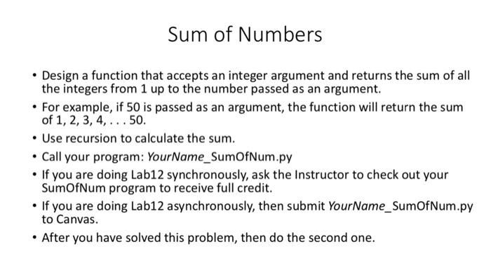 Solved Laboratory 12 Consists of: Four Recursion Problems to | Chegg.com