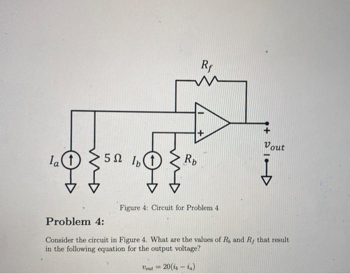 Solved Figure 4: Circuit For Problem 4 Problem 4: Consider | Chegg.com