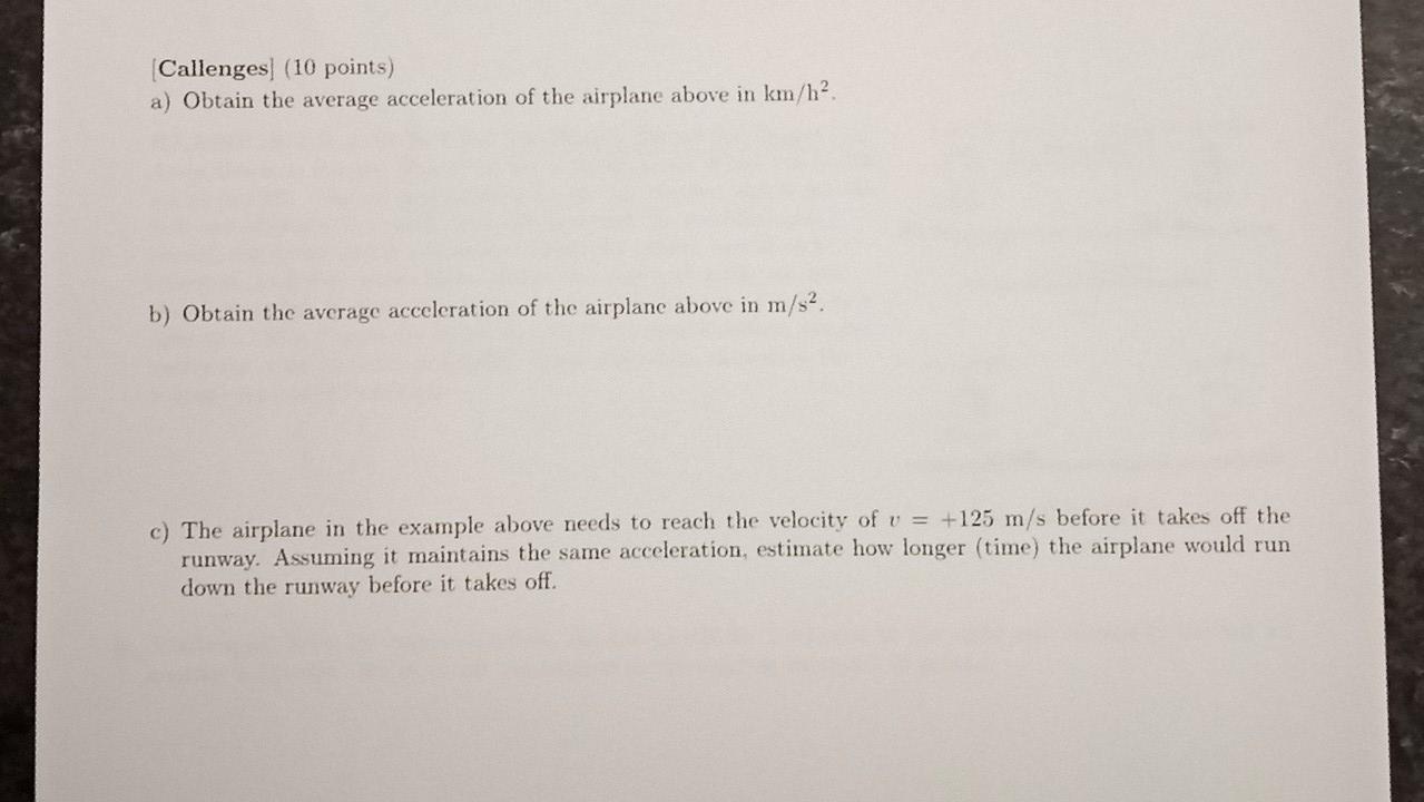 Solved PHYS2113: General Physics I - WS12: Acceleration | Chegg.com