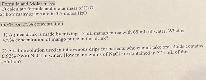 formula to find molar mass of an element