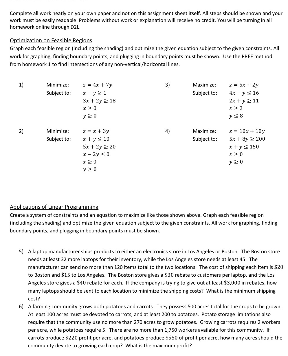 Solved Please answer ALL questions. 1-6 ﻿With graphs, and | Chegg.com