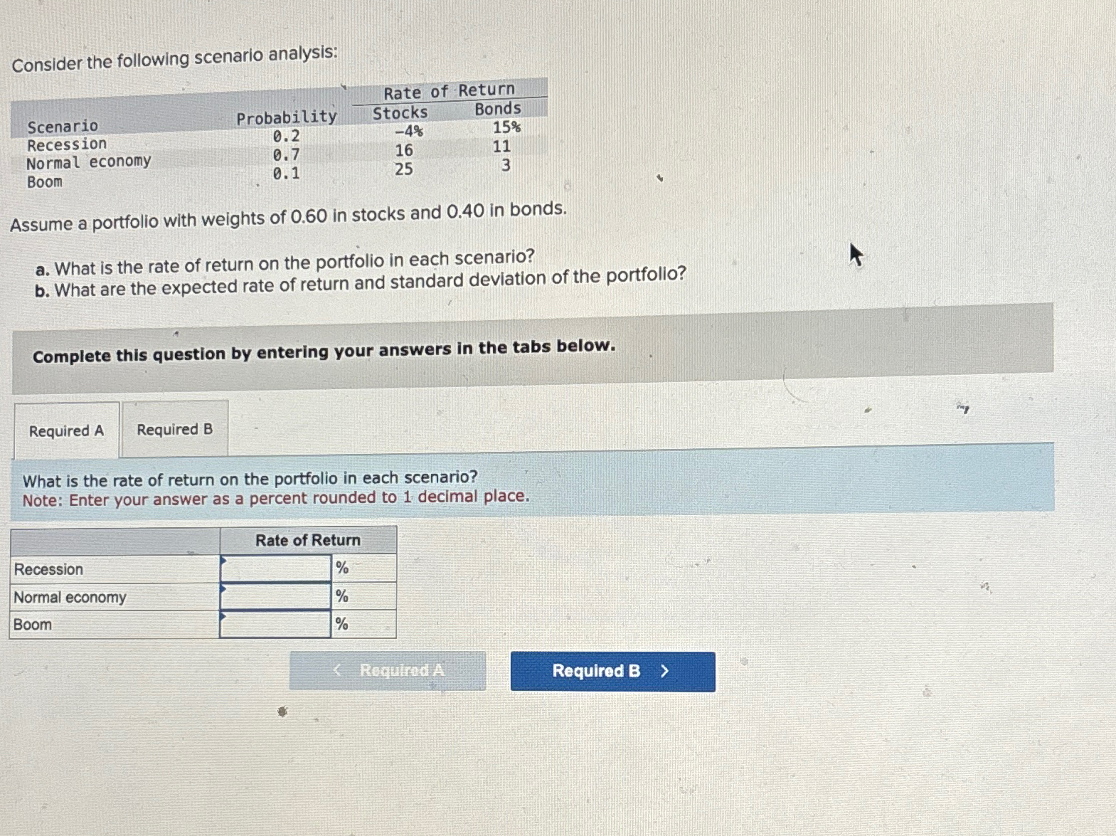 Solved Consider The Following Scenario | Chegg.com