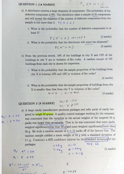 Question 1 14 Marks Plo A A Distributor Receiv Chegg Com