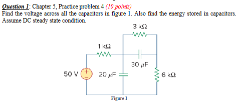 Solved Find the voltage across all the capacitors in figure | Chegg.com