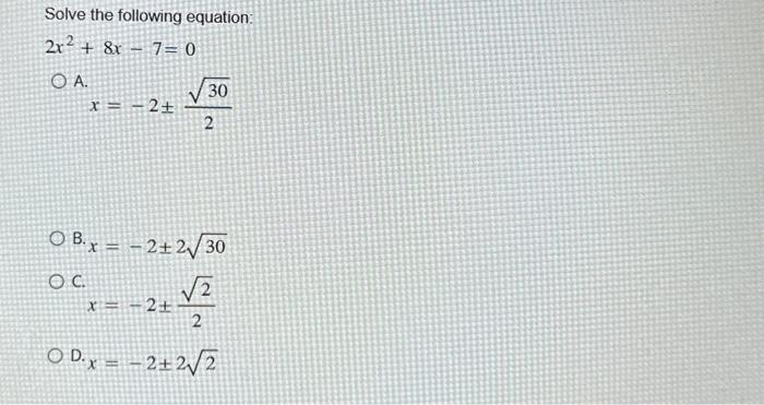 7x 2 5x 10x 8x 2