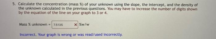 Solved A student performed the experiment as described in | Chegg.com