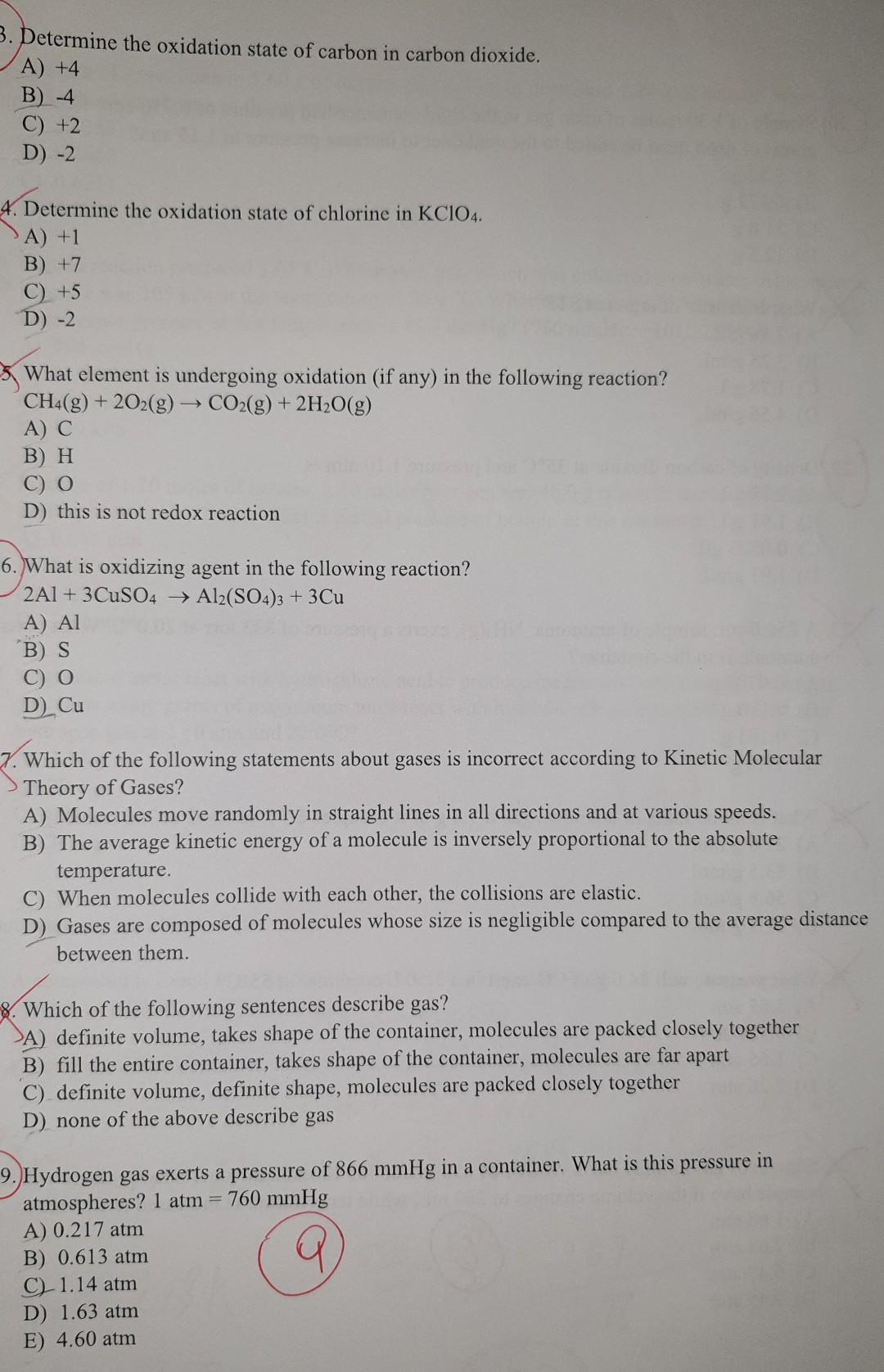 determine the oxidation state of carbon in carbon dioxide