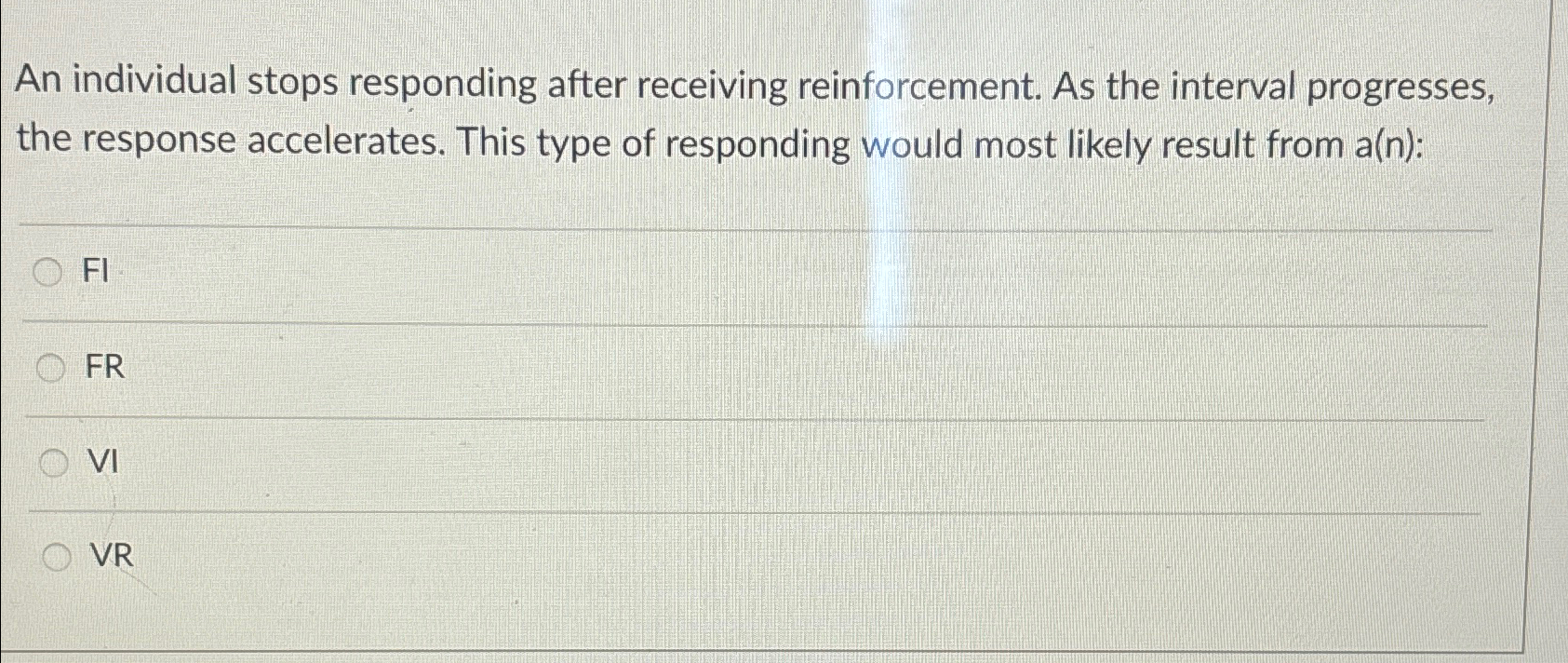 Solved An individual stops responding after receiving | Chegg.com