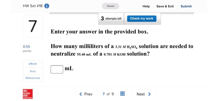 Solved HW Set #18 Saved Help Save & Exit Submit 3 attempts | Chegg.com