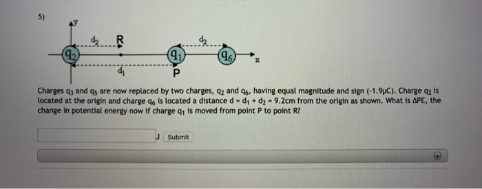 Solved A point charge Q2 -.1.9 PC is fixed at the origin of | Chegg.com