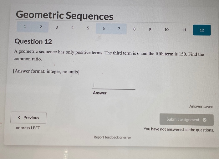 which of these is a geometric sequence 2 3 5 9 17