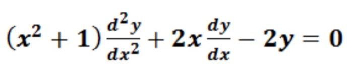 Solve the equation with the power series method at | Chegg.com