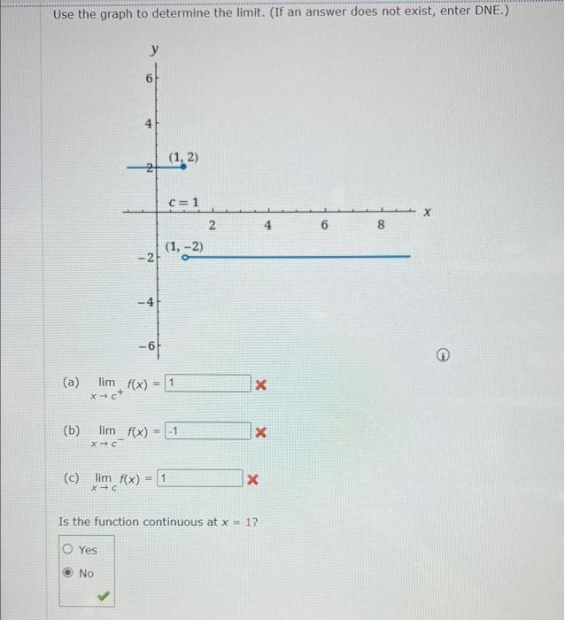 Solved Find the limit (if it exists). (If an answer does not | Chegg.com