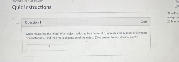 Solved Question 1 When measuring the length of an object, | Chegg.com