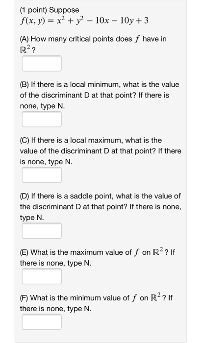 solved-1-point-find-the-critical-points-for-the-function-chegg