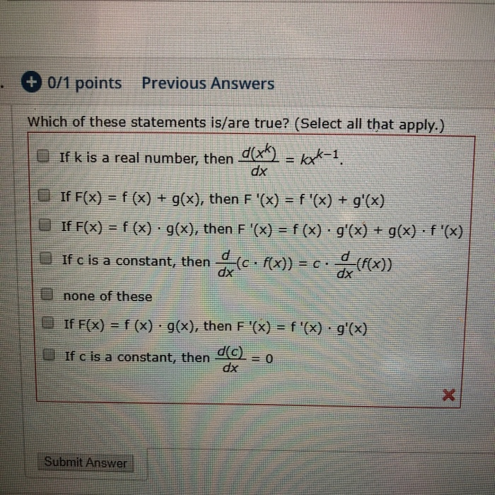 Solved 0 1 Points Previous Answers Which Of These State Chegg Com