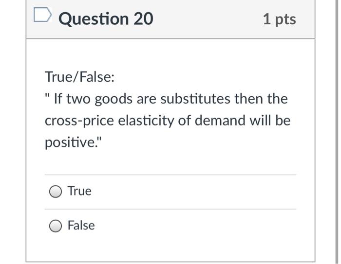 Solved Question 19 1 pts Which of the following questions | Chegg.com