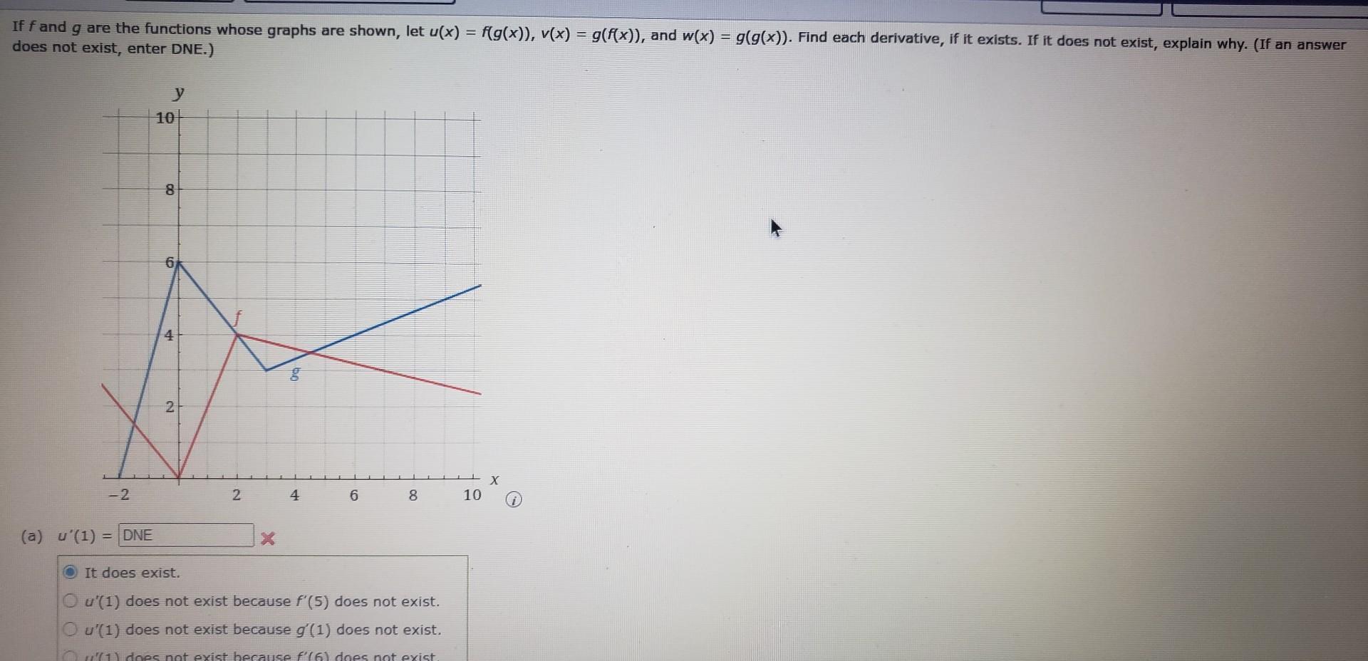 Solved F And G Are The Functions Whose Graphs Are Shown Let