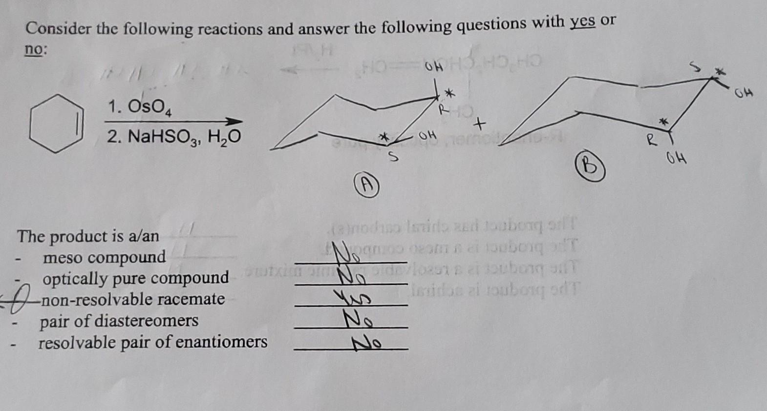 Consider the following reactions and answer the | Chegg.com
