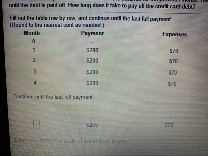 How long do you have to pay credit card balance Solved Assume You Have A Balance Of 1300 On A Credit Card Chegg Com