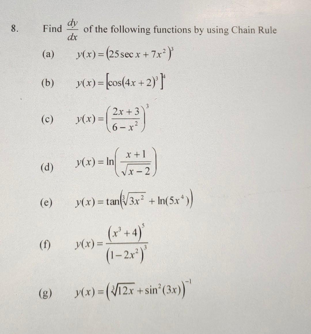 Solved 7 Find Dy Dx If A Et 3x Y X Sin X H B Chegg Com Solved 7 Find Dy Dx If A Et 3x Y X Sin X H B Chegg Com
