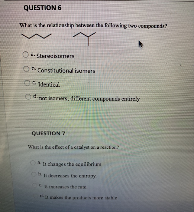 Solved QUESTION 6 What is the relationship between the | Chegg.com