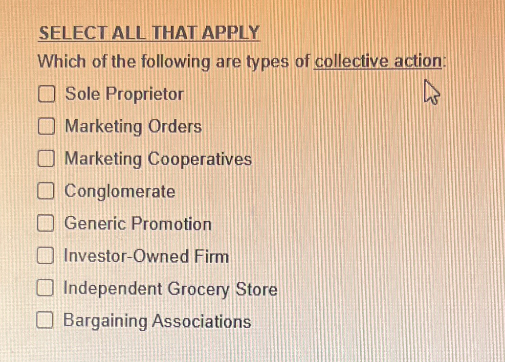 Solved SELECT ALL THAT APPLYWhich of the following are types | Chegg.com