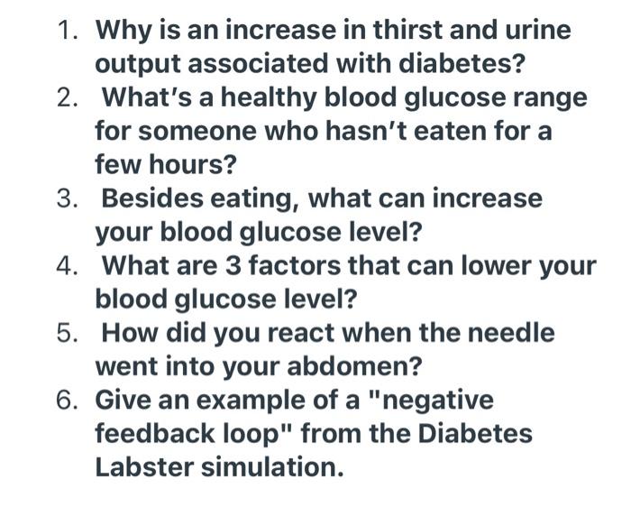 Glucose - Labster