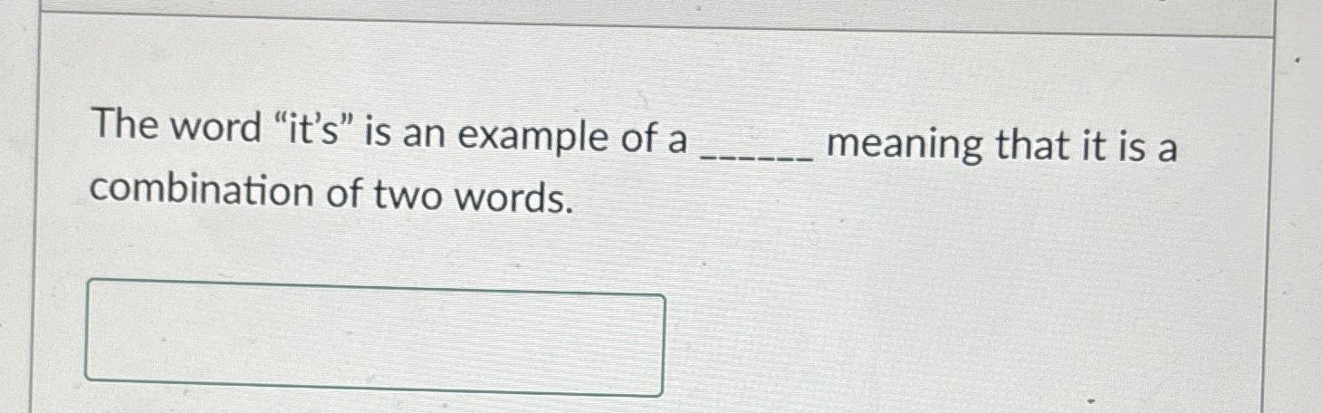 Solved The word 