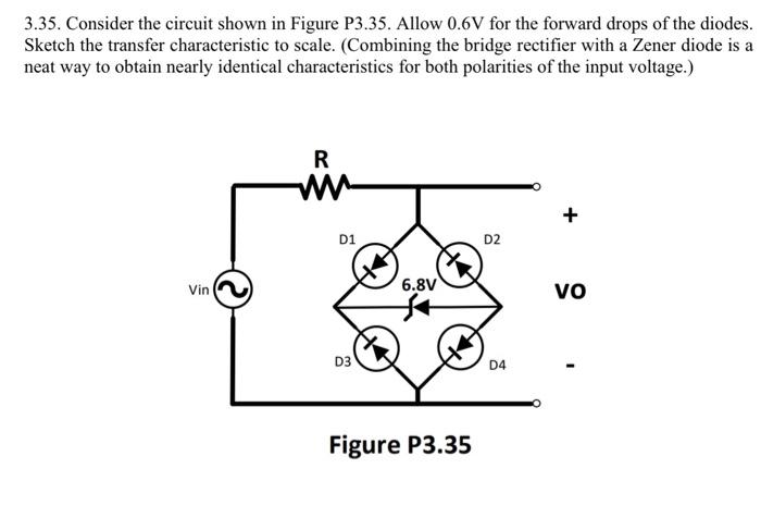 Solved 3.35. Consider the circuit shown in Figure P3.35. | Chegg.com